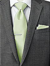 Side View Thumbnail - Limeade Classic Yarn-Dyed Pocket Squares by After Six