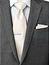 Rear View Thumbnail - Ivory Classic Yarn-Dyed Pocket Squares by After Six