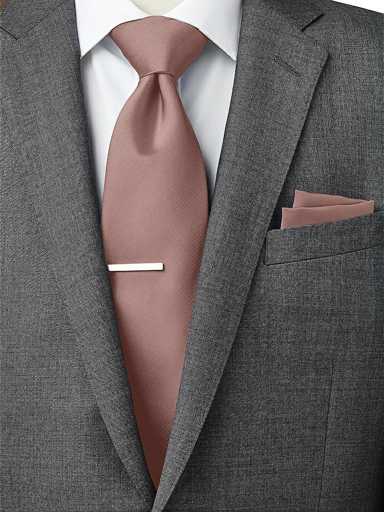 Back View - Sienna Classic Yarn-Dyed Pocket Squares by After Six