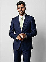 Side View Thumbnail - Limeade Yarn-Dyed Narrow Ties by After Six