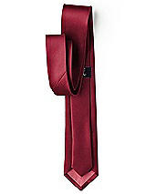 Rear View Thumbnail - Burgundy Yarn-Dyed Narrow Ties by After Six