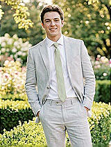 Alt View 1 Thumbnail - Celadon Yarn-Dyed Narrow Ties by After Six