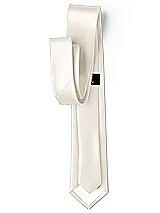 Rear View Thumbnail - Ivory Yarn-Dyed Narrow Ties by After Six