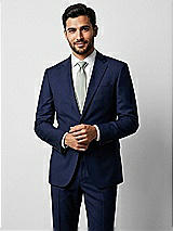 Side View Thumbnail - Willow Green Yarn-Dyed Narrow Ties by After Six