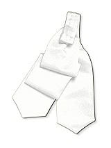 Rear View Thumbnail - White Yarn-Dyed Cravats by After Six