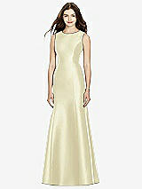 Rear View Thumbnail - Butter Yellow Bella Bridesmaids Dress BB106