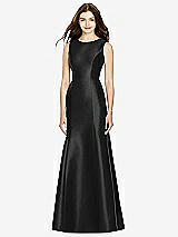 Rear View Thumbnail - Black Bella Bridesmaids Dress BB106