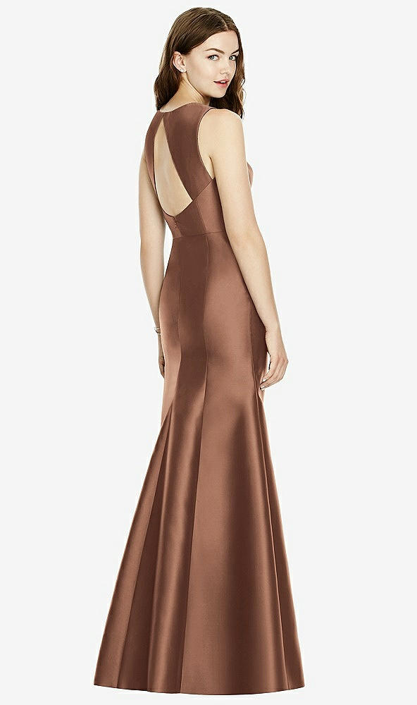 Front View - Cognac Bella Bridesmaids Dress BB106