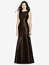 Rear View Thumbnail - Espresso Bella Bridesmaids Dress BB106
