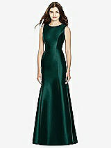 Rear View Thumbnail - Evergreen Bella Bridesmaids Dress BB106
