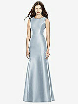 Rear View Thumbnail - Mist Bella Bridesmaids Dress BB106