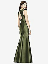 Front View Thumbnail - Olive Green Bella Bridesmaids Dress BB106
