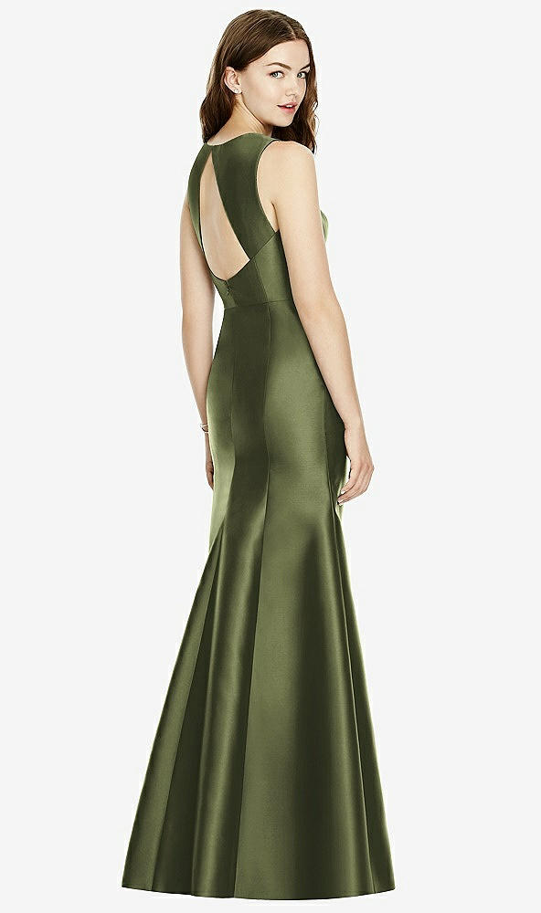 Front View - Olive Green Bella Bridesmaids Dress BB106