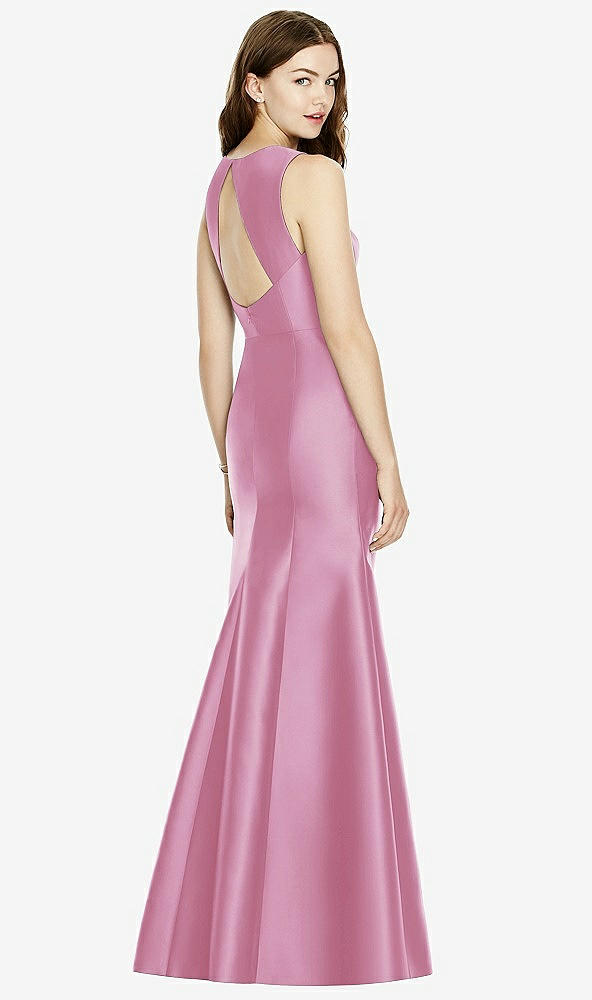 Front View - Powder Pink Bella Bridesmaids Dress BB106