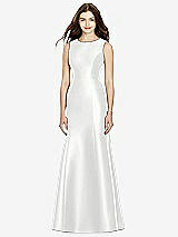 Rear View Thumbnail - White Bella Bridesmaids Dress BB106