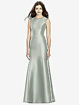 Rear View Thumbnail - Willow Green Bella Bridesmaids Dress BB106