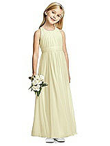 Front View Thumbnail - Butter Yellow Flower Girl Dress FL4054