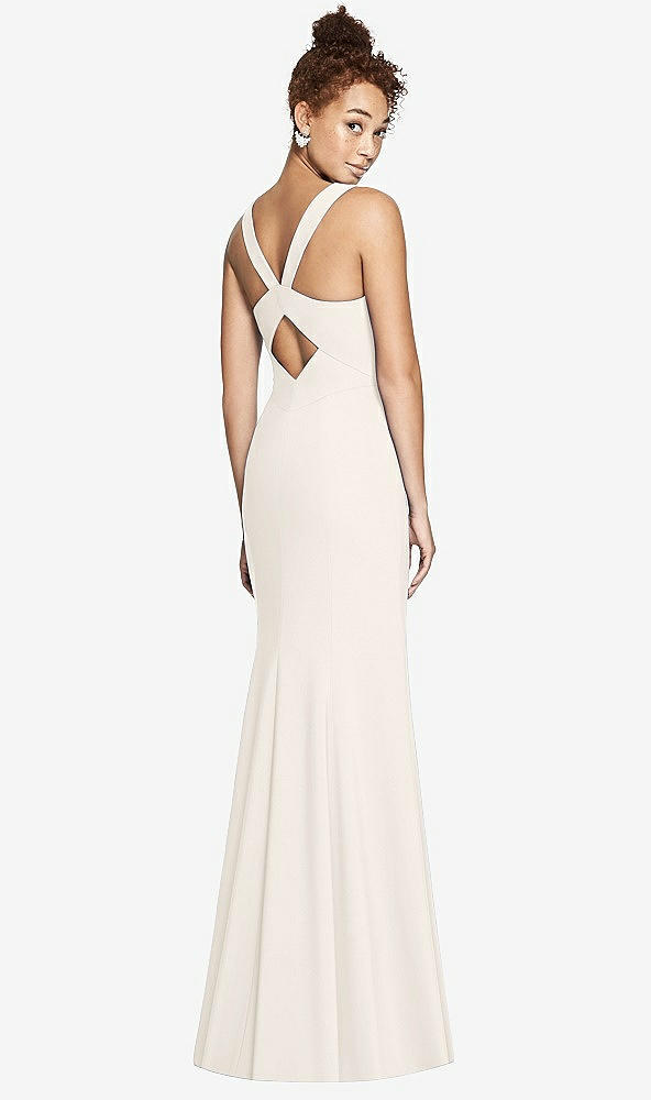 Front View - Ivory Bella Bridesmaids Dress BB116