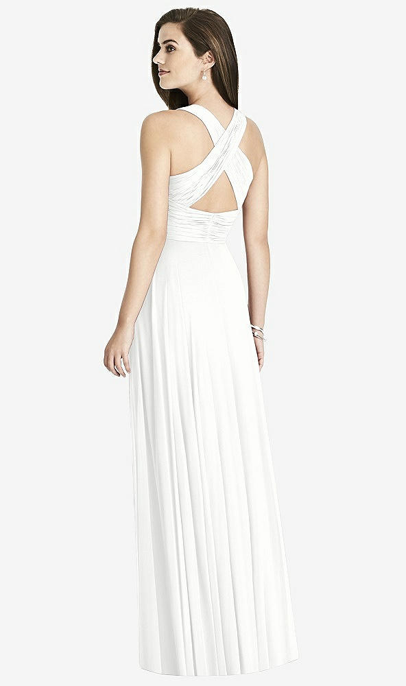 Back View - White Bella Bridesmaids Dress BB117