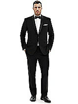 Front View Thumbnail - Black Slim Shawl Collar Tuxedo Jacket - The Ethan by After Six