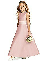 Front View Thumbnail - Rose & Blush Flower Girl Dress FL4062