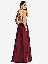 Front View Thumbnail - Cabernet & Cameo Alfred Sung Junior Bridesmaid Style JR545