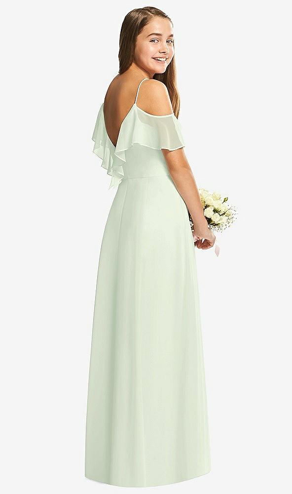 Back View - Mint Green Dessy Collection Junior Bridesmaid Dress JR548
