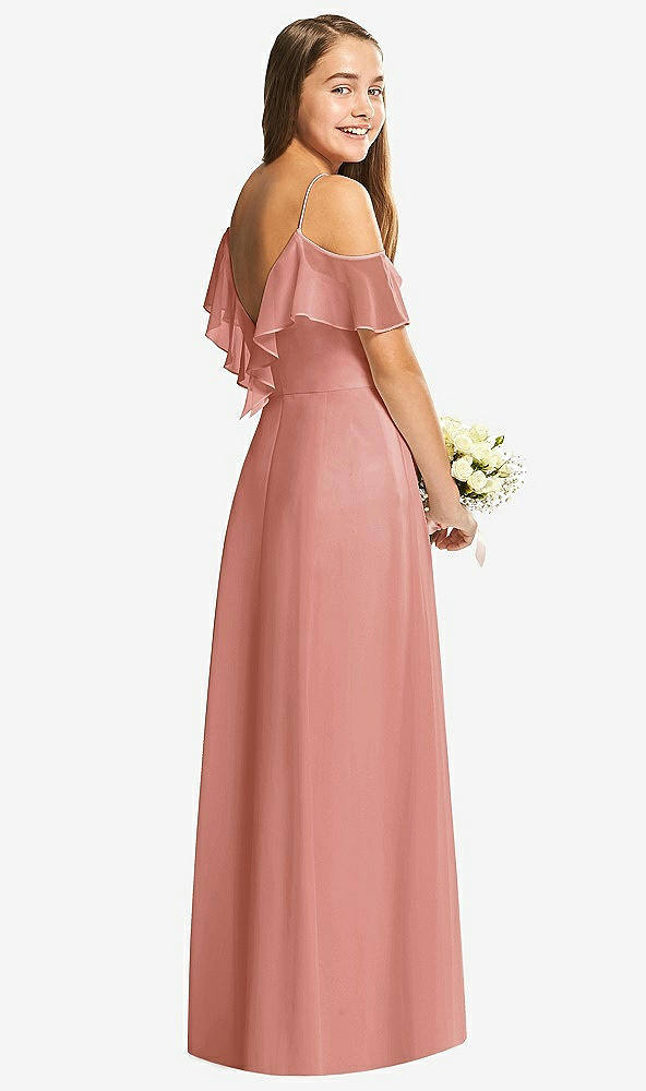 Back View - Desert Rose Dessy Collection Junior Bridesmaid Dress JR548