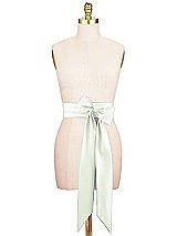 Alt View 1 Thumbnail - Mint Green Satin Twill Wedding Sash