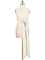 Alt View 2 Thumbnail - Champagne Satin Twill Wedding Sash