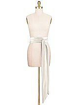 Front View Thumbnail - Ivory Satin Twill Wedding Sash