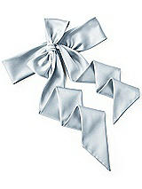 Rear View Thumbnail - Mist Satin Twill Wedding Sash
