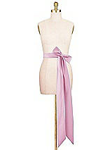 Alt View 2 Thumbnail - Powder Pink Satin Twill Wedding Sash