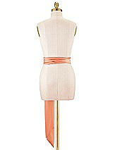 Alt View 3 Thumbnail - Portofino Orange Satin Twill Wedding Sash