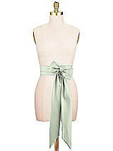 Alt View 1 Thumbnail - Sage Satin Twill Wedding Sash