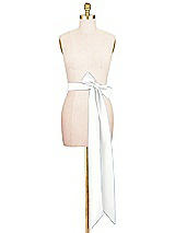 Alt View 2 Thumbnail - White Satin Twill Wedding Sash