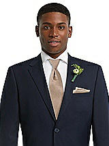 Alt View 3 Thumbnail - Topaz Yarn-Dyed Modern Tie by After Six