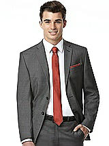 Alt View 4 Thumbnail - Amber Sunset Yarn-Dyed Modern Tie by After Six