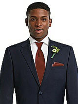 Alt View 3 Thumbnail - Auburn Moon Yarn-Dyed Modern Tie by After Six