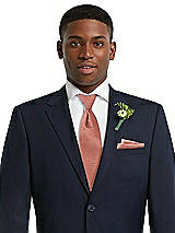 Alt View 3 Thumbnail - Desert Rose Yarn-Dyed Modern Tie by After Six