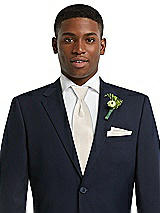 Alt View 3 Thumbnail - Ivory Yarn-Dyed Modern Tie by After Six