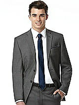 Alt View 4 Thumbnail - Midnight Navy Yarn-Dyed Modern Tie by After Six