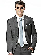 Alt View 4 Thumbnail - Mist Yarn-Dyed Modern Tie by After Six