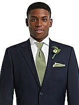 Alt View 3 Thumbnail - Sage Yarn-Dyed Modern Tie by After Six