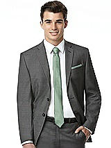 Alt View 4 Thumbnail - Seagrass Yarn-Dyed Modern Tie by After Six