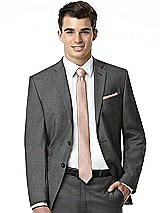 Alt View 4 Thumbnail - Toasted Sugar Yarn-Dyed Modern Tie by After Six