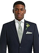 Alt View 3 Thumbnail - Willow Green Yarn-Dyed Modern Tie by After Six