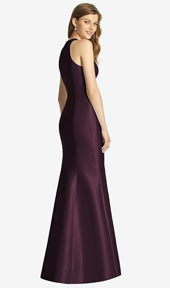 Back View - Deep Plum Bella Bridesmaid Dress BB121
