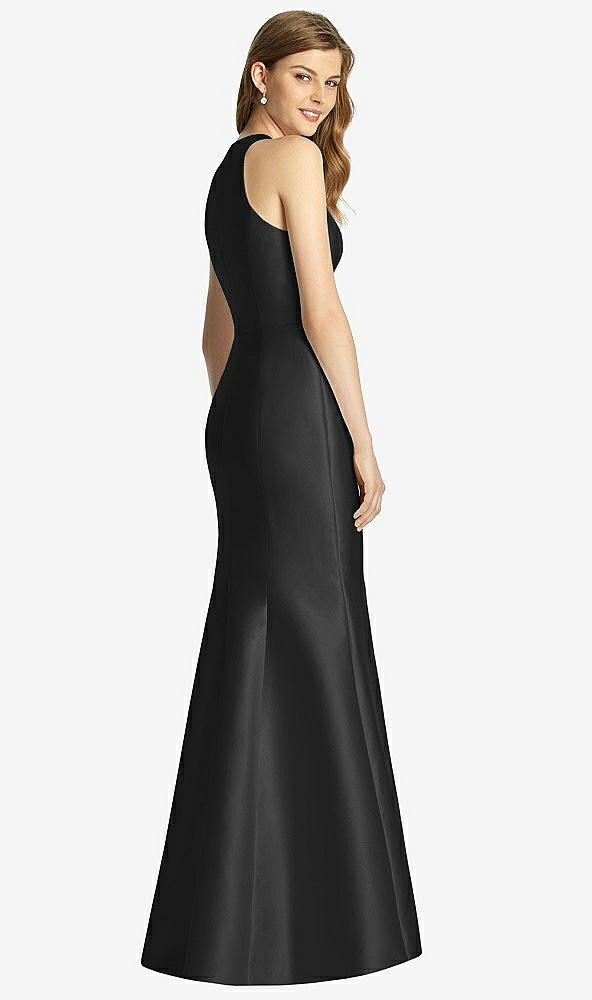 Back View - Black Bella Bridesmaid Dress BB121