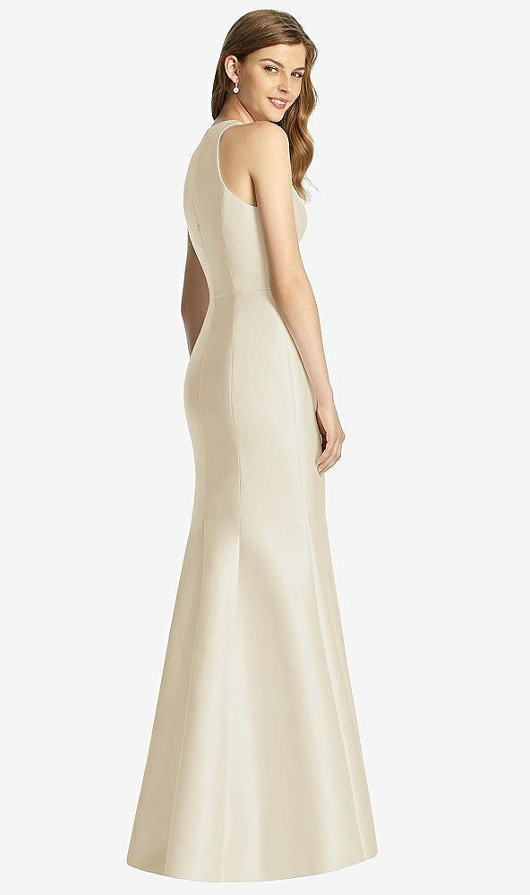 Back View - Champagne Bella Bridesmaid Dress BB121